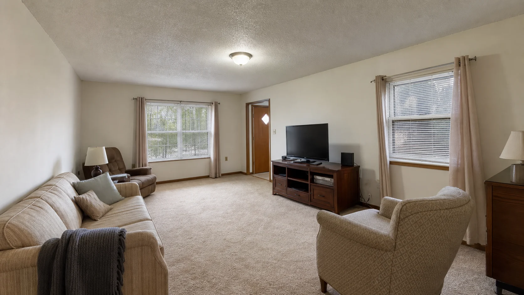 Original living room before redesign