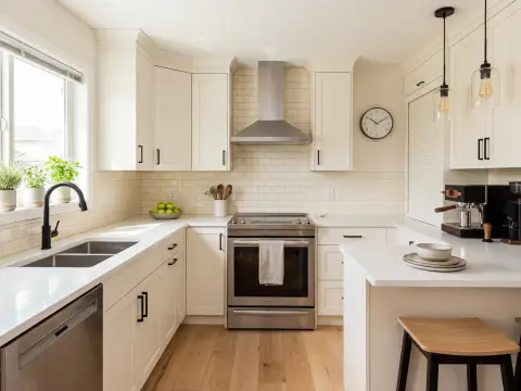 Kitchen finish study after